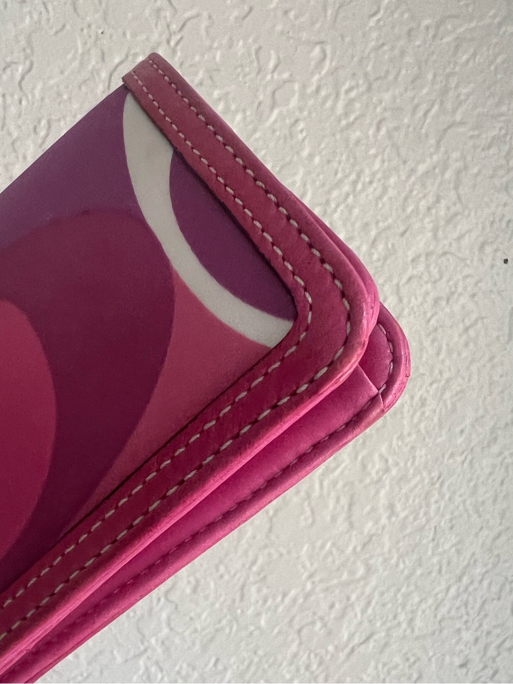 Coach Pink Optic Limited Edition Turnlock  Clutch/Wristlet - Picture 4 of 10